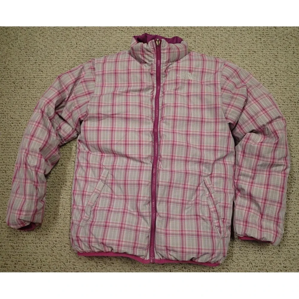 The North Face Puffer Jacket Girls XL Purple Excellent 550‎ Down Aconcagua Coat